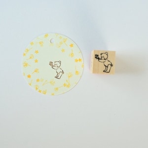 【MA7 stamp】花束小熊 MNS-039