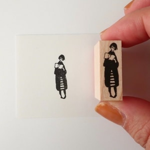 【MA7 stamp】愛書人文子 MNS-046