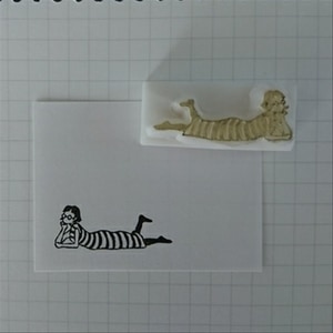 【MA7 stamp】懶惰文子 MNS-060