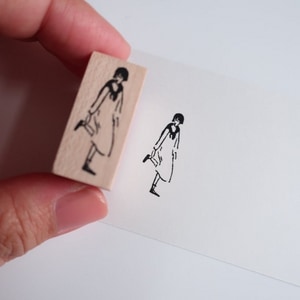 【MA7 stamp】穿鞋子文子 MNS-066