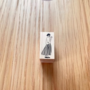 【MA7 stamp】穿條紋文子 MNS-068