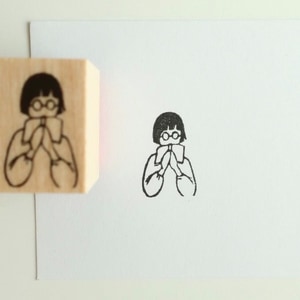 【MA7 stamp】喜歡書的文子 MNS-075