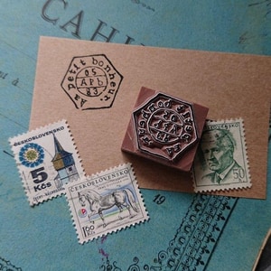 【MA7 stamp】郵戳印章 六角形 MNS-098