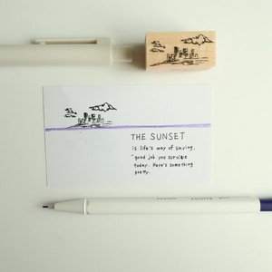 【MA7 stamp】Sunset city MNS-146