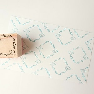 【MA7 stamp】古董花卉框架 MNS-149