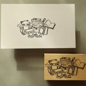 【MA7 stamp】A lot of books MNS-157