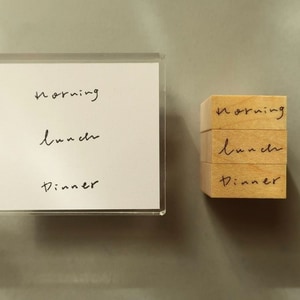 【MA7 stamp】餐食記錄套裝 MNS-158~MNS-160