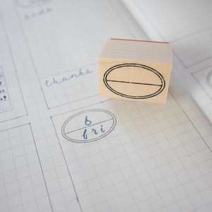 【MA7 stamp】橢圓日期標籤 MNS-189