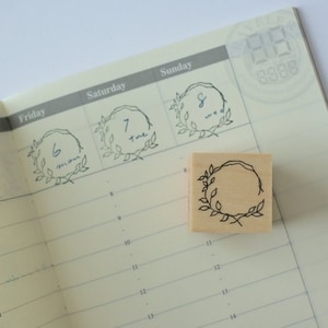 【MA7 stamp】小支花環 MNS-190