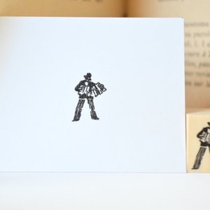 【MA7 stamp】表演者系列 手風琴 MNS-197