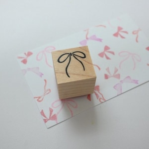 【MA7 stamp】綁帶蝴蝶結 MNS-216