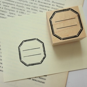 【MA7 stamp】八邊形標籤 MNS-219