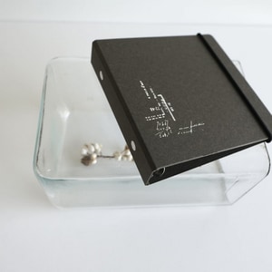 【YOHAKU】活頁夾 black M-156