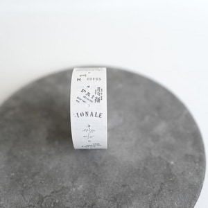 【YOHAKU】標籤貼紙- 新月之夜（灰）  LR-002