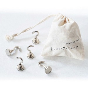 【自信小大人】TOMIOKA CLEANING 萬用磁鐵掛勾_5入組(含收納小袋)