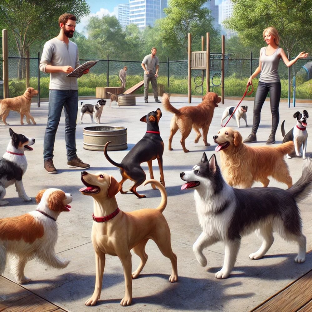 狗狗社交訓練互動