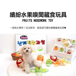 韓國【ParisDog】繽紛水果嗅聞藏食玩具