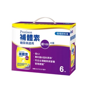 補體素 Protison 鉻100 (糖尿病適用) | 補體素禮盒 6入/盒