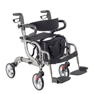 豐鎰 鋁合金四輪助步車附踏板/歐美式 Fi-408EUF  | 輔具補助