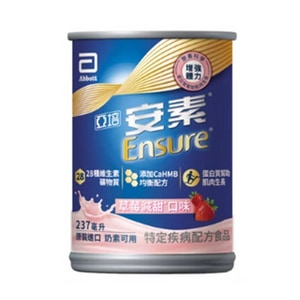 亞培安素草莓減甜即飲 HMB升級配方 237ml x 24入