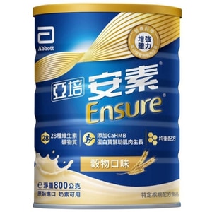 亞培安素優能基-穀物口味 HMB升級配方 800g x 2入
