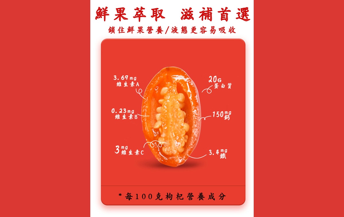 鮮果萃取 滋補首選 液態更容易吸收