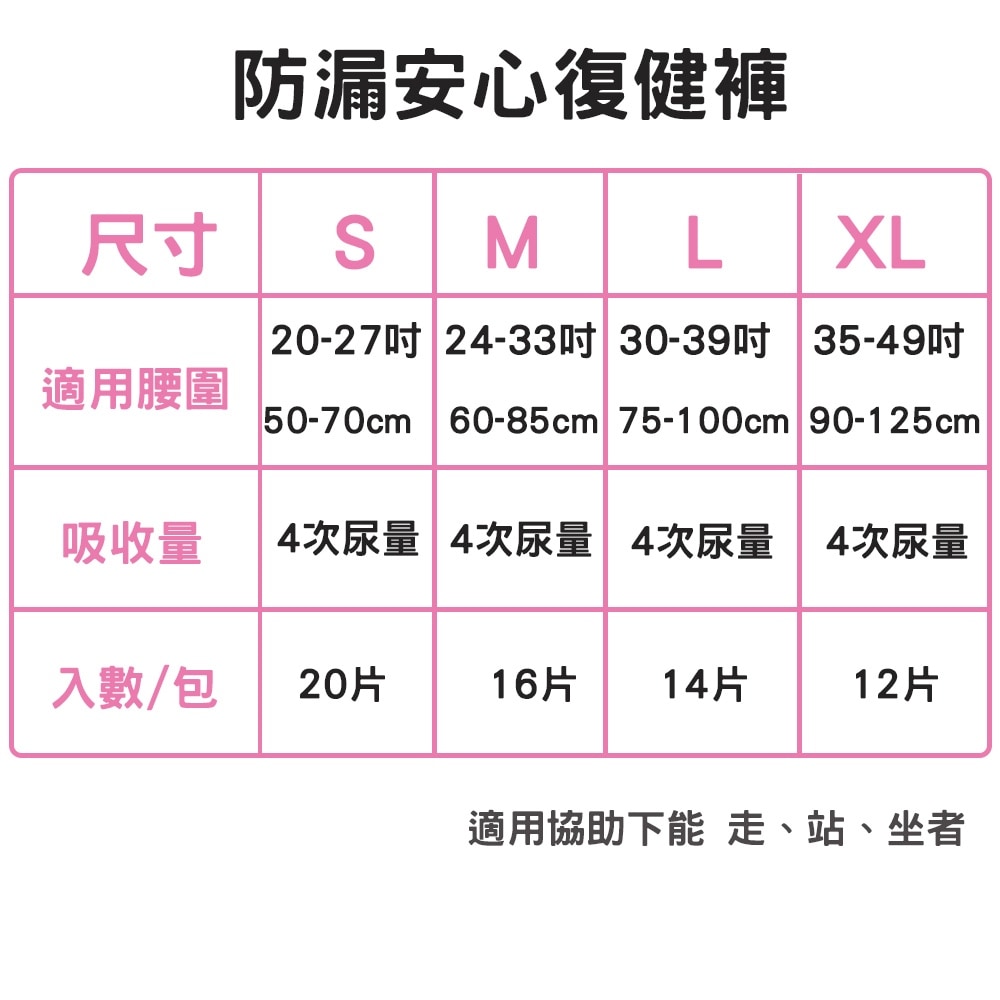 來復益防漏安心復健褲