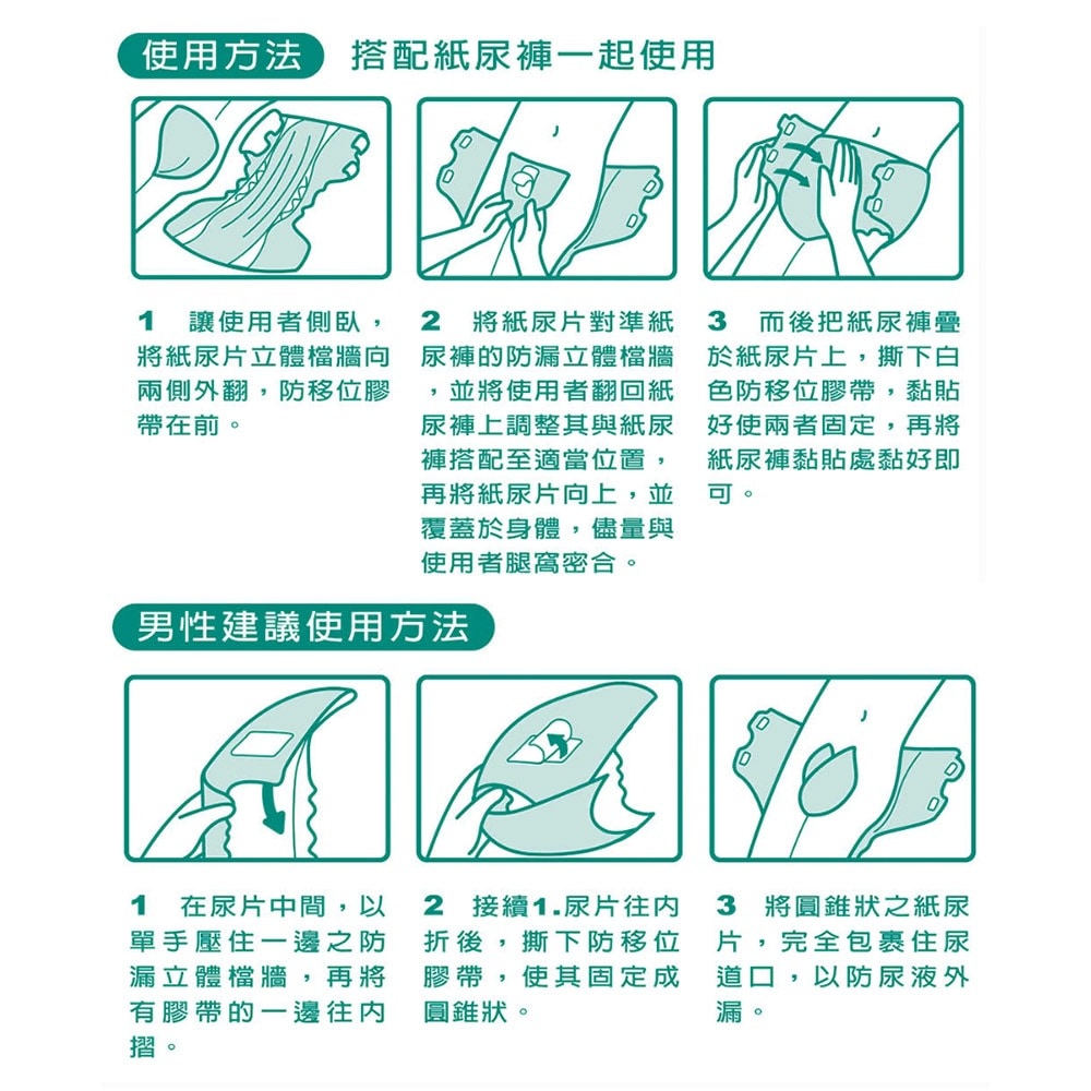 康乃馨替換式尿片