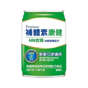 補體素 Protison 康健HN含纖 均衡營養配方 24罐／箱