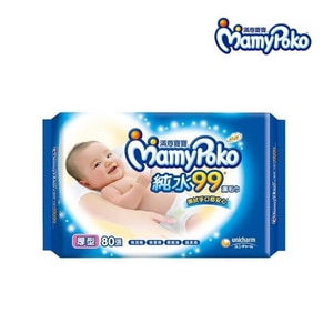 滿意寶寶 MamyPoko 純水99濕毛巾 (80抽/8包/箱) | 箱購