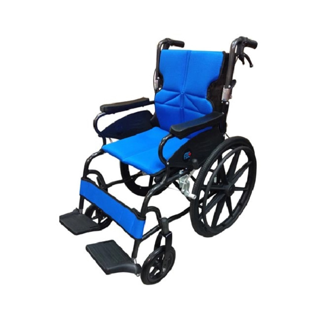 【富士康】 鋁合金輪椅 安舒大輪折背 FZK-151 | 台中市 輪椅 長照輔具補助 全台配送